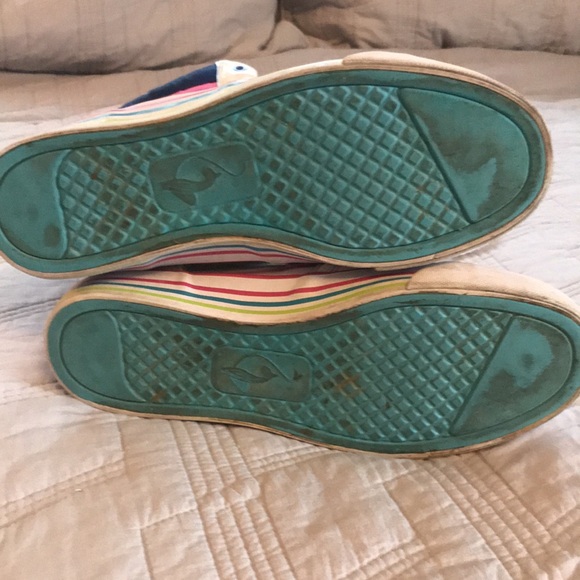 Baby Phat high top tennis shoes sneakers colorful 8.5 rainbow - Picture 10 of 11